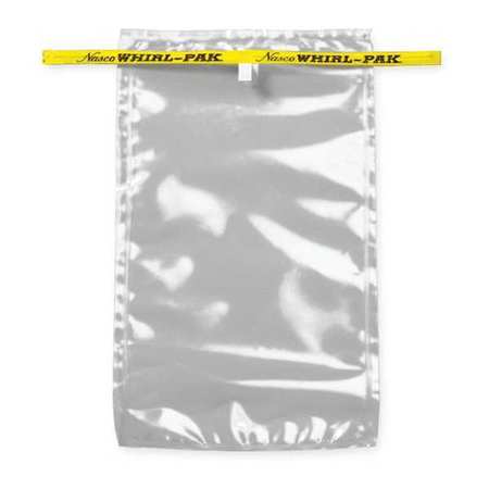 WHIRL-PAK Sampling Bag, Clear, 55 oz., 12" L, PK500 B01532