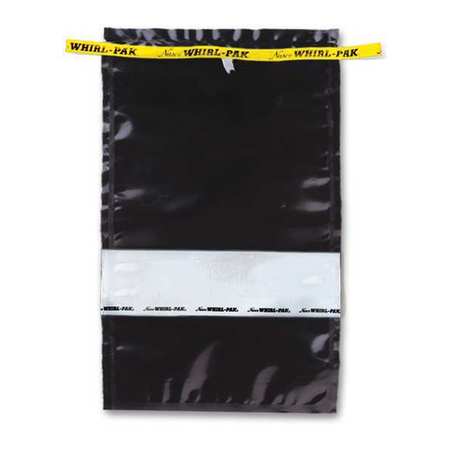 WHIRL-PAK Sampling Bag, Light Sensitive, 55 oz, PK500 B01558