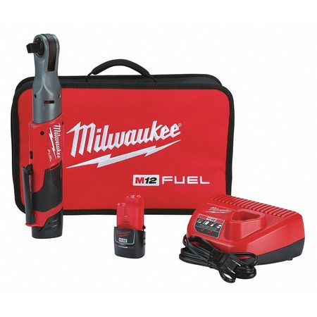 Milwaukee Tool M12 FUEL 1/2" Ratchet 2 Battery Kit 2558-22