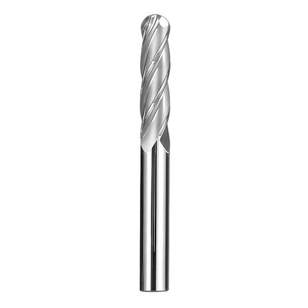 SGS TOOL Carbide End Mill, 4-1/2in., 4 FL, Uncoated 33112