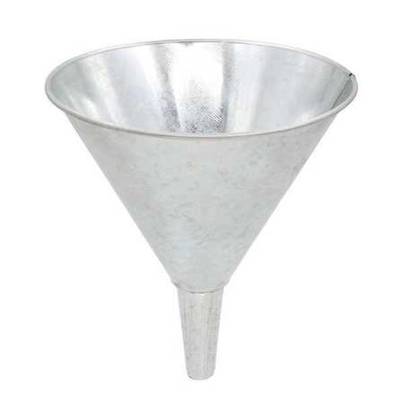 LUBRIMATIC Funnel, 24 oz., Tin, Silver 75-010