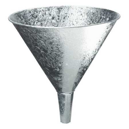 LUBRIMATIC Funnel, 4 qt., Steel, Silver 75-017