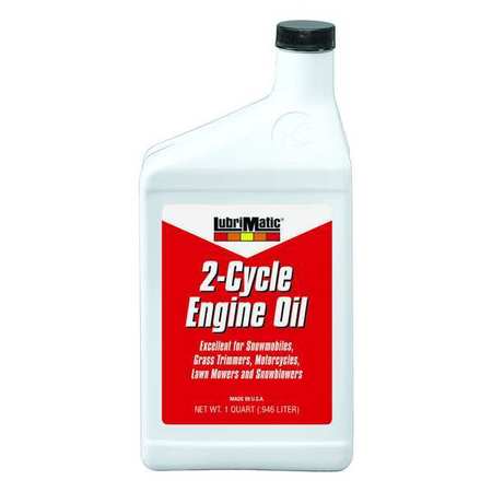 LUBRIMATIC Motor Oil, 2-Cycle, SAE 40, 1 Qt. 11527