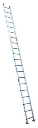 Werner 20 ft. Straight Ladder, Aluminum, 20 Steps, 300 lb Load Capacity D1520-1