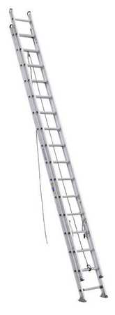 Werner 32 ft Aluminum Extension Ladder, 375 lb Load Capacity D532-2