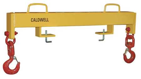 CALDWELL Forklift Beam, Dbl Swivel Hook, 4000 lb 15-2-20S