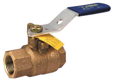 Nibco 1" FNPT Bronze Ball Valve Inline T58570UL 1