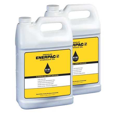 Enerpac 5 gal Jug, Hydraulic Oil, 32 ISO Viscosity, 2 PK HF102