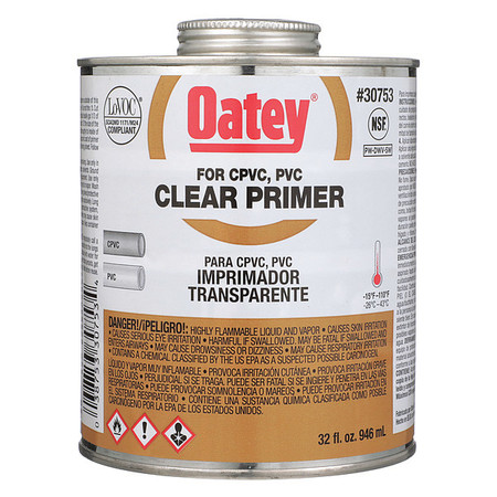 Oatey Clear Primer, 32 oz. 30753