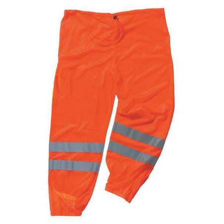 GLOWEAR BY ERGODYNE S/M Class E Hi-Vis Pants, Orange 8910