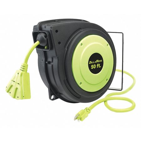 4XP67A - Lumapro 4XP67A Extension Cord. Three Outlet Cord Reel