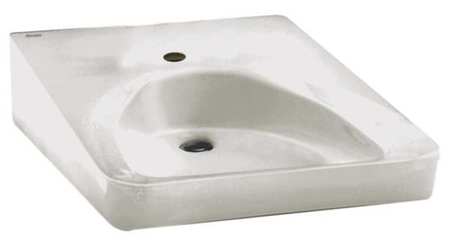 AMERICAN STANDARD Bathroom Wheelchair Sink, Wall, 27 In. L 9140047.020