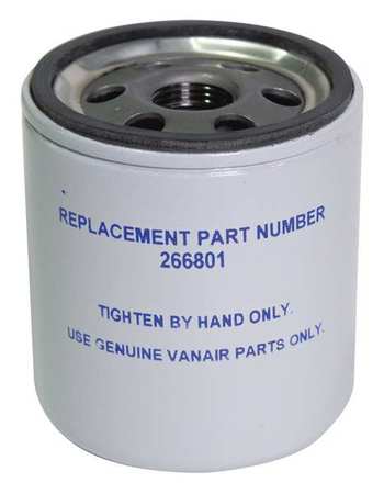 Vanair Compressor Oil Filter, For Use With Mfr. Model Number: 051365, 051367, 051366, 051369, 051368 266801