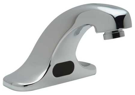 Zurn Sensor 4" Mount, 3 Hole Mid Arc Bathroom Faucet, Chrome plated Z6915-XL-F