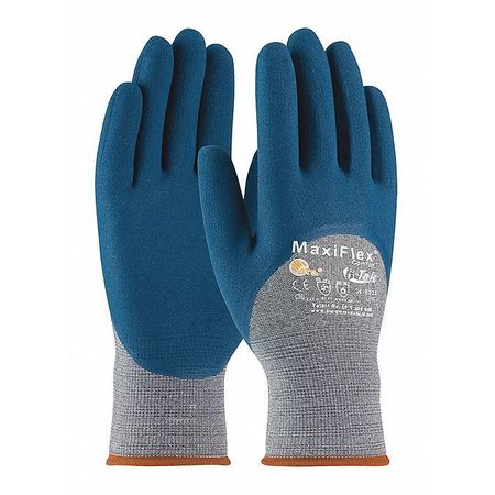 PIP Foam Nitrile Coated Gloves, 3/4 Dip Coverage, Blue/Gray, XL, 12PK 34-9025/XL