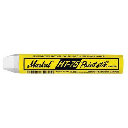 MARKAL Paint Crayon, Large Tip, White Color Family 84820