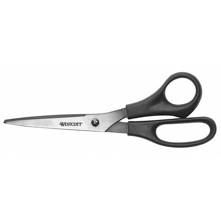 Westcott Scissors, Right or Left Hand, 8"L 13135