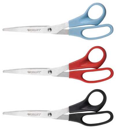 Westcott Multipurpose, Scissors, 8 In. L, PK3 13404