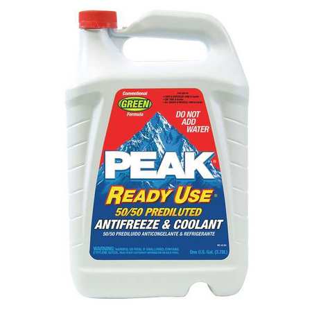 PEAK Antifreeze Coolant, 1 gal., 50/50 RUAB53