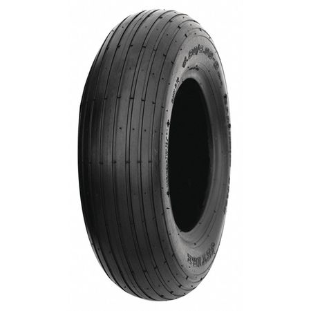 HI-RUN Wheelbarrow Tire, 4.00-64 Ply, Rib CT1006