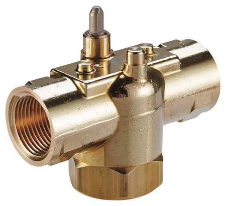 JOHNSON CONTROLS Zone Valve, 3 Way, Modulating, (F)NPT 1/2 JM3221