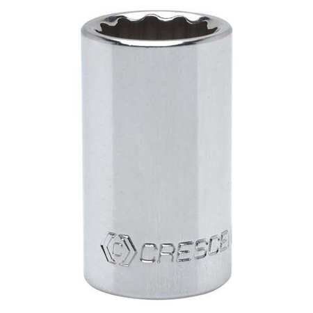 CRESCENT 1/2" Drive 12 Point Standard Metric Socket 24mm CDS84N