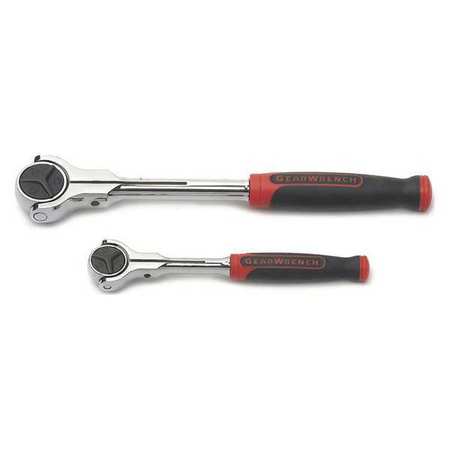 GEARWRENCH 2 Piece 1/4" & 3/8" Drive 72-Tooth Dual Material Roto Ratchet Set 81223