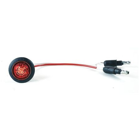 GROTE Clearance Marker Light, LED, Red, 12VDC 49332