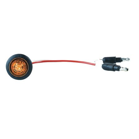 GROTE Clearance Marker Light, LED, Yellow, 12VDC 49333