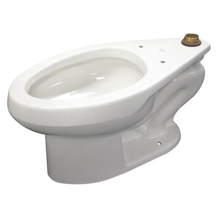 KOHLER Toilet Bowl, 1.1 / 1.28 / 1.6 gpf, Flushometer, Floor Mount Mount, Elongated, White K-96053