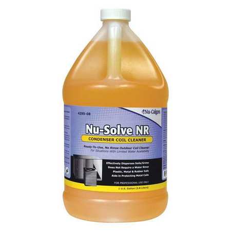 Nu-Calgon Condenser Coil Cleaner, 1 gal., Orange 4295-08