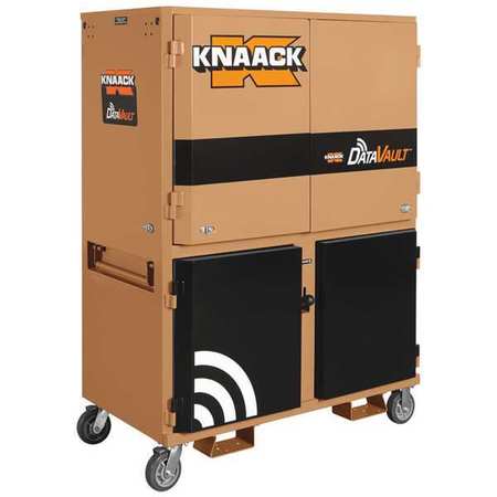 Knaack Model 118-01 DataVault Jobsite Box, Tan, 55" W x 30" D x 75" H 118-01