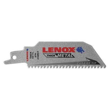 Lenox 4" L x Metal Cutting Reciprocating Saw Blade 2014214