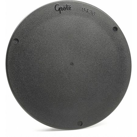 Grote BLACK 4" SNAP IN HOLE COVER WITH GASKET 94382-4