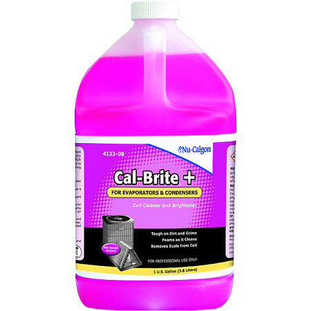 Nu-Calgon Coil Cleaner, Liquid, 1 gal, Pink 4133-08