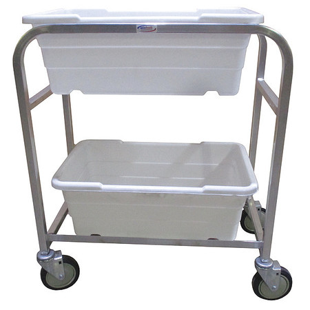 Zoro Select Tub Rack, 600 lb. Ld Cap., Aluminum Cart AL-L-2/KIT