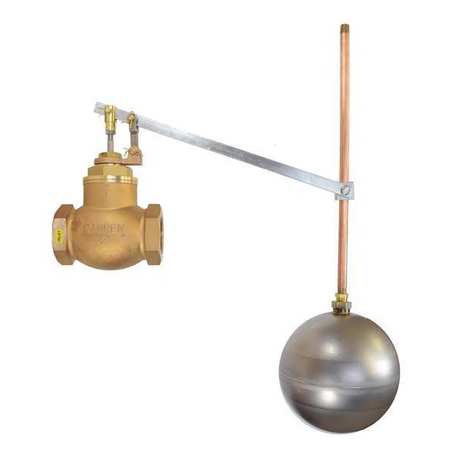 ZORO SELECT Float Valve, Bronze, FNPT Connection, 3" GHL300-GR