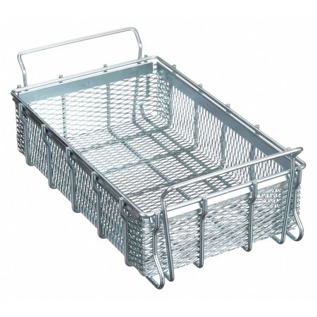 Marlin Steel Wire Products Natural Rectangular Parts Washing Basket, Steel 00-00363273-14