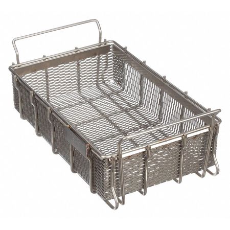 Marlin Steel Wire Products Silver Rectangular Parts Washing Basket, Stainless Steel 00-00363277-38
