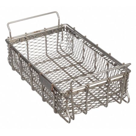 Marlin Steel Wire Products Silver Rectangular Parts Washing Basket, Stainless Steel 00-00363278-38
