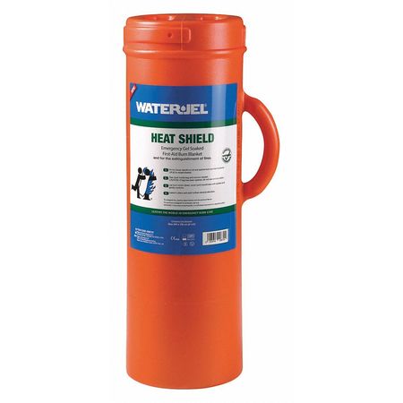 WATERJEL Fire Blanket, 75" W 96" L, Tan, Orange Case G9672C-4.69.000