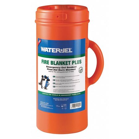 Waterjel Fire Blanket, First Aid Gel-Coated, Wool, 6 ft x 5 ft, Tan Blanket Color G7260C-4.69.000