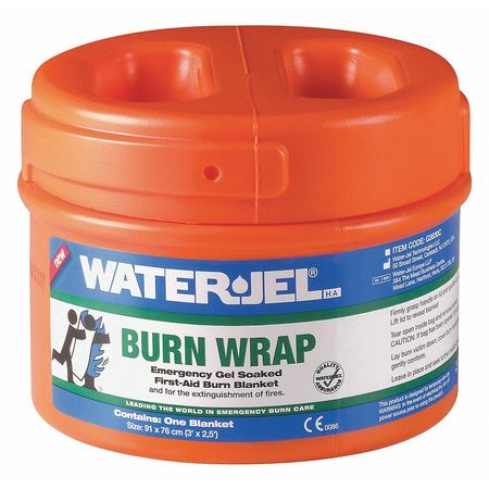 WATERJEL Burn Wrap, Sterile, Orange, Wool, 36" L G3630C-4.69.000