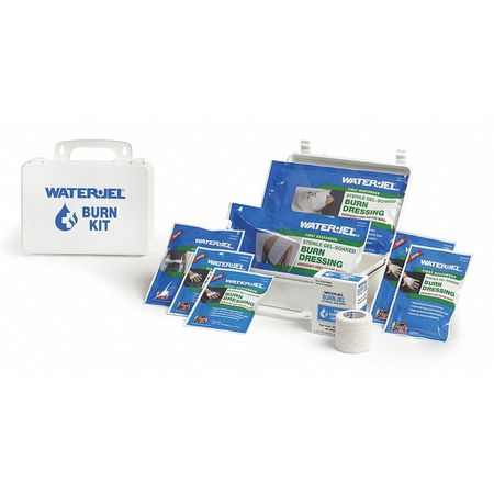 WATERJEL Burn Care Kit, Plastic Case, White, 6-1/2" H IWK-HA.69.000