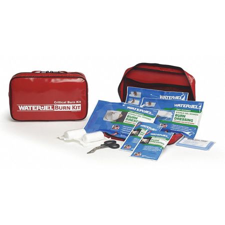 WATERJEL Burn Care Kit, Plastic Case, Red, 12-5/8" H BKCK-HA.69.000