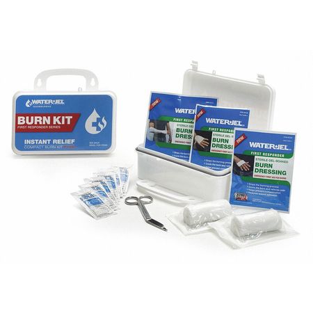 WATERJEL Burn Care Kit, Plastic Case, White, 5" H BK11-HA.69.000