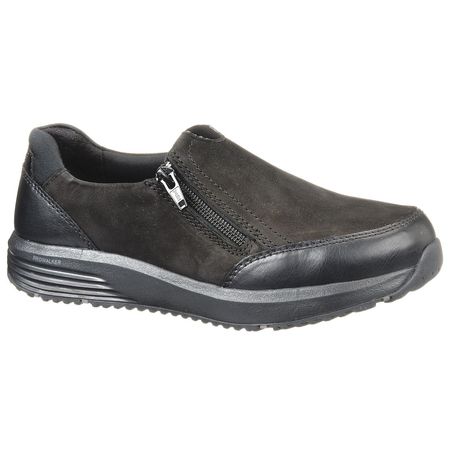 ROCKPORT WORKS Work Shoes, 9-1/2, W, Black, Alloy, Mens, PR RK500