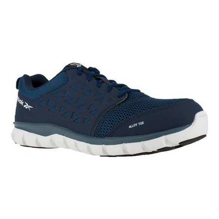 REEBOK Work Shoes, 14, W, Navy, Alloy, Mens, PR RB4043