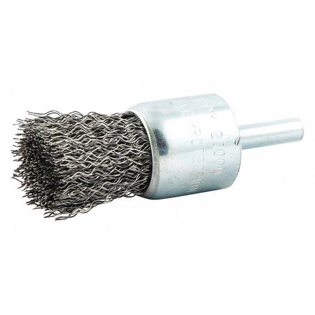 Zoro Select Crimped Wire End Brush, Shank Size 1/4" 66252839094