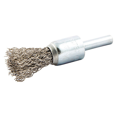 ZORO SELECT Crimped Wire End Brush, Shank Size 1/4" 66252838888